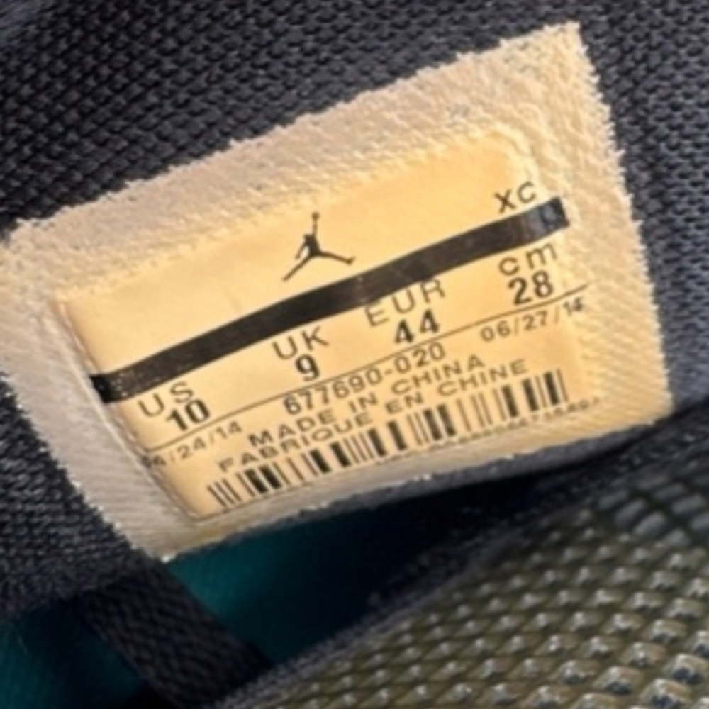 Jordan 1 Retro 4Lab1 Rare Tropical Teal (2014) Mens 10 Womens 11.5 EUC - Picture 10 of 10